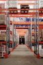 Shelves on a Warehouse