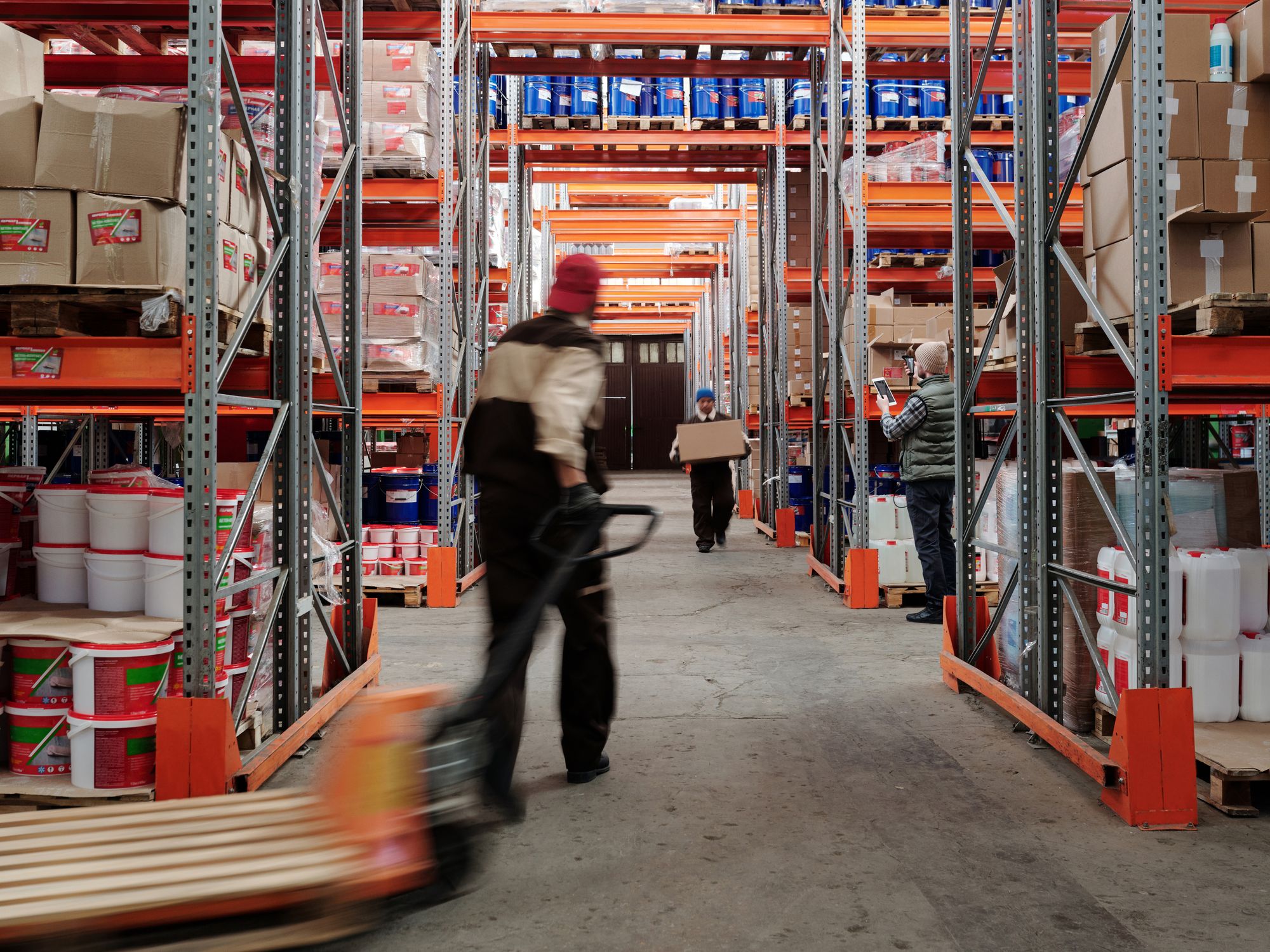 Storage Transport in Exeter, South West — belongings being loaded for transport to storage