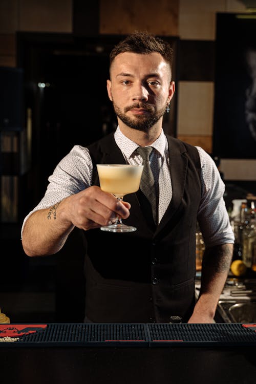 Portrait of an Elegant Barman · Free Stock Photo