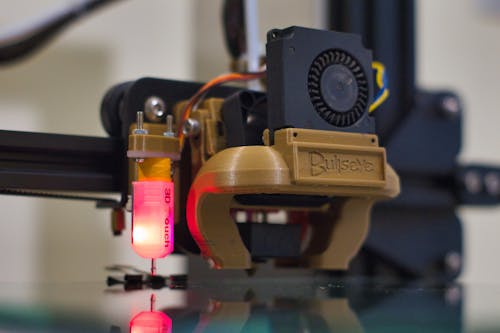 3D Printer in a Workshop 