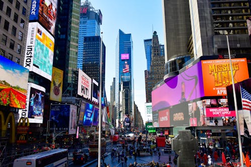 Δωρεάν στοκ φωτογραφιών με manhattan, times square, αστικός