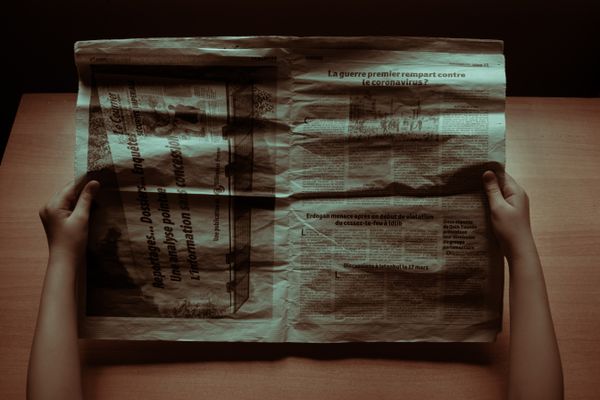 Stack of old printed newspapers - photo by Mohammed Alouani on Pexels