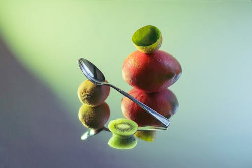 Foto profissional grátis de colher, frescor, frutas