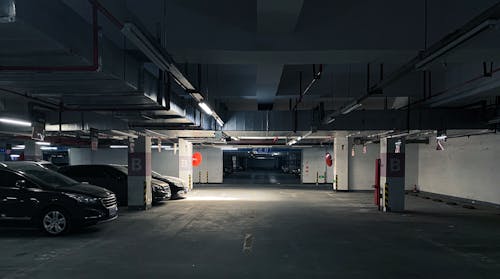 Free Photo of a Parking Lot Stock Photo