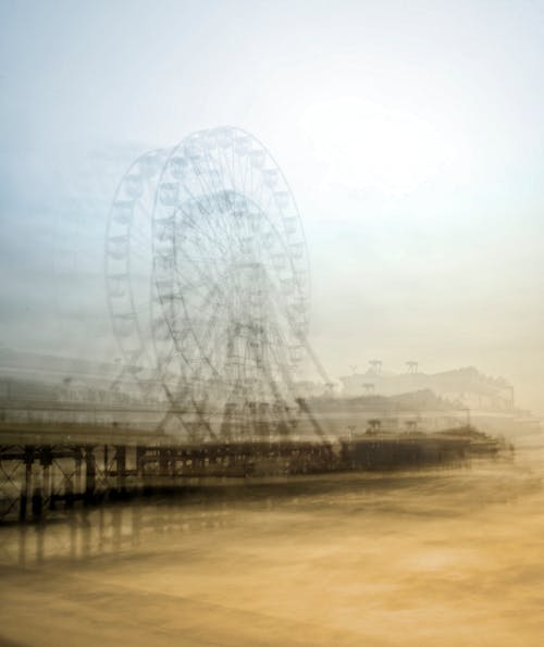 Long Exposure Photography of a Ferris Wheel