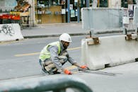 Man Working on Road