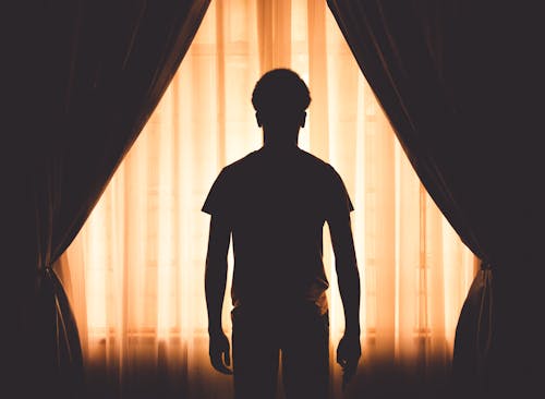 Free Silhouette of Man Stock Photo