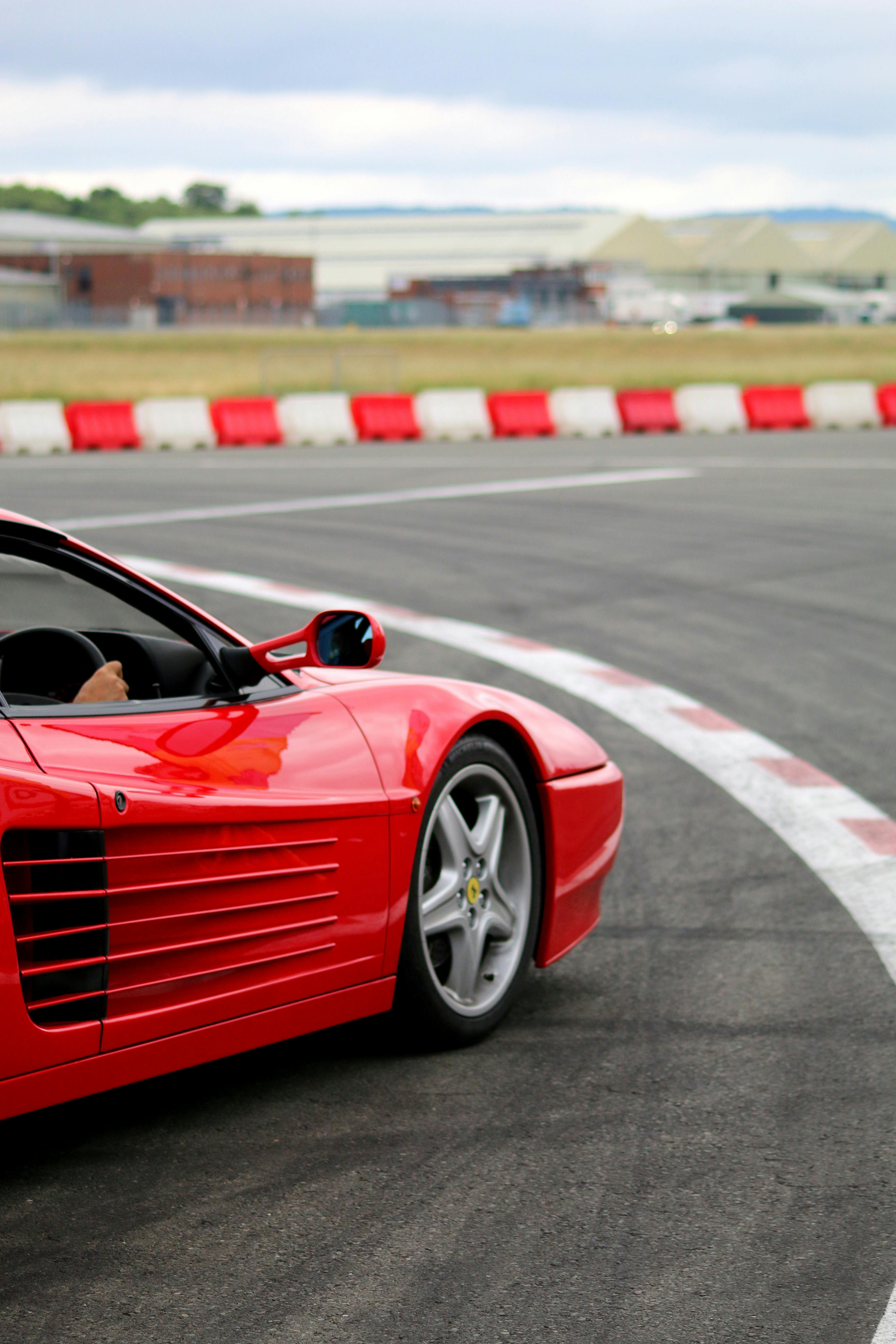 Free stock photo of Ferrari, race track, racing