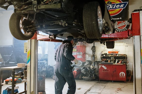 Sun Coast RV Service mobile technician arriving at customer location for on-site RV repair