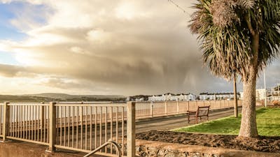extreme weather conditions at beachfront property