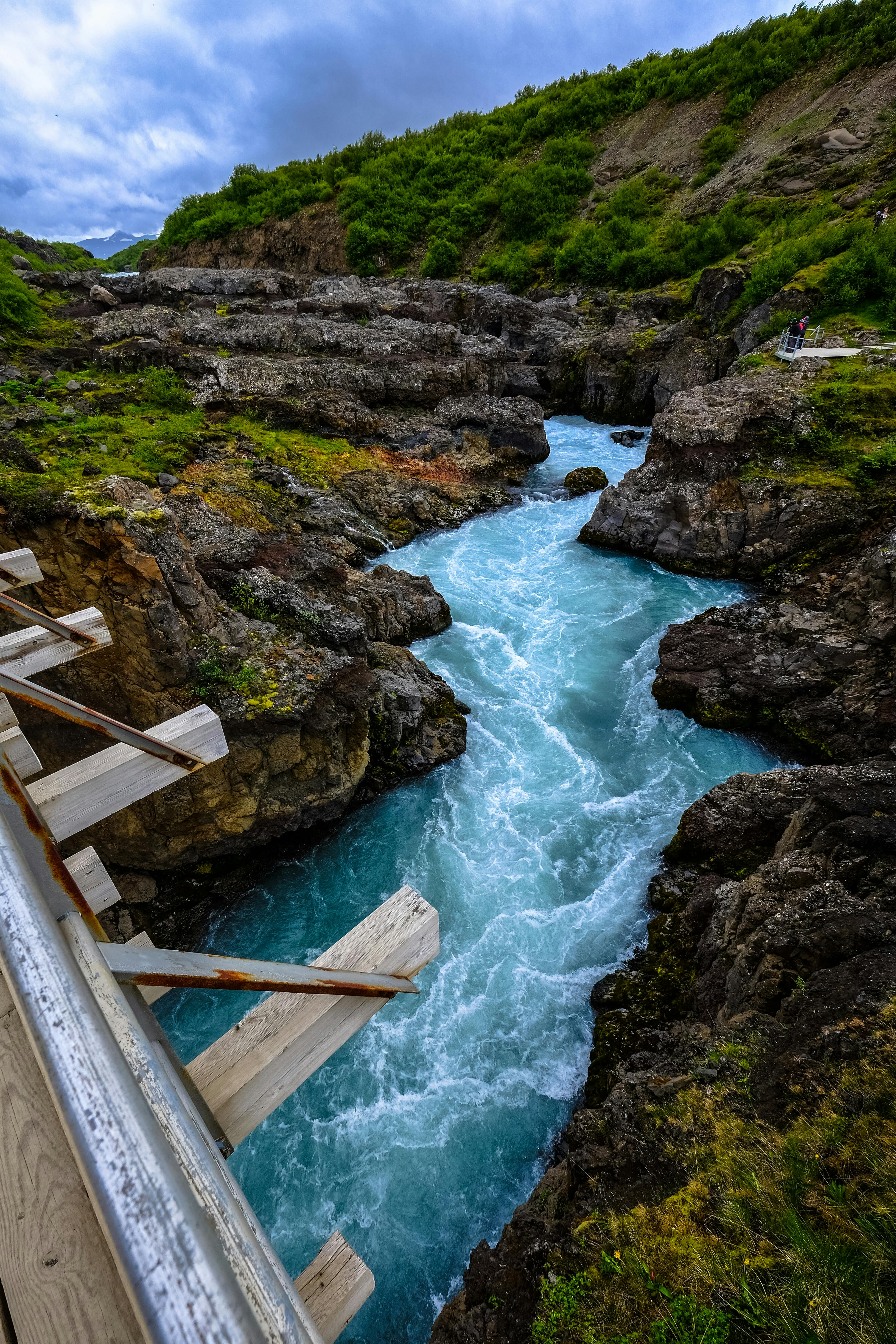 river between rocks