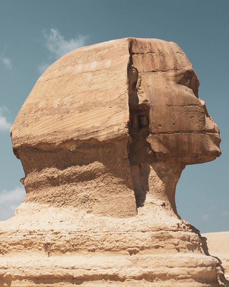 Side View Of Great Sphinx Statue