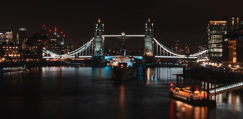 Kostenloses Stock Foto zu city of london, in der nacht, london