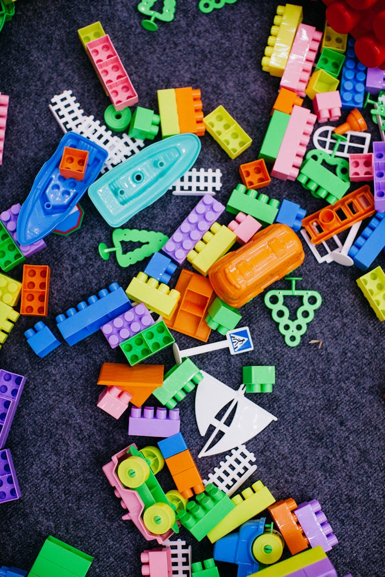 Close-up Of Toy Blocks 