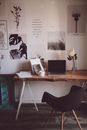 Design of workplace in living room