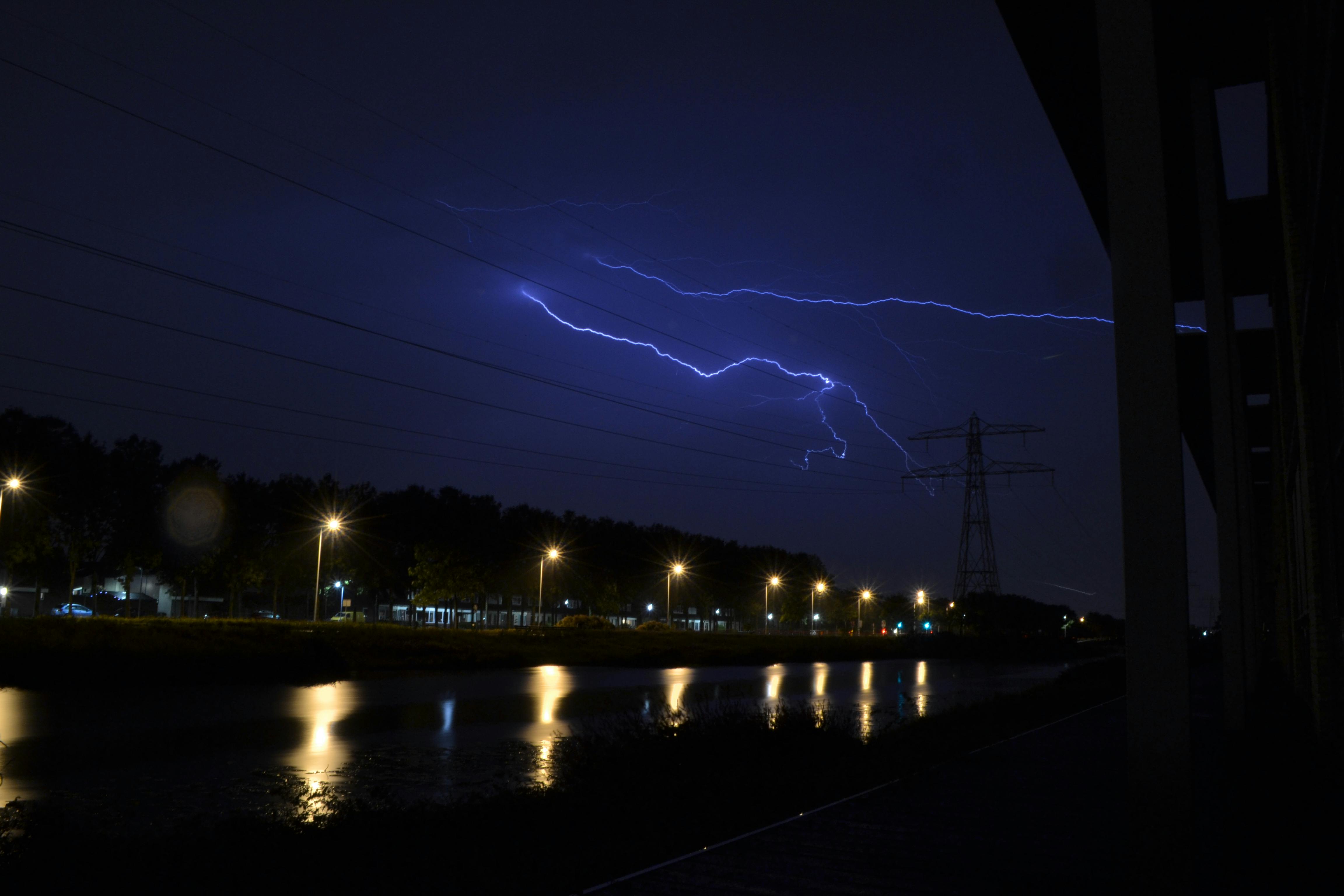 Free stock photo of bad weather, lightning, lightning strike