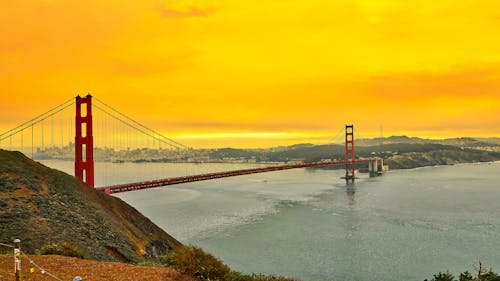 無料 カリフォルニア州サンフランシスコのゴールデンゲートブリッジ 写真素材