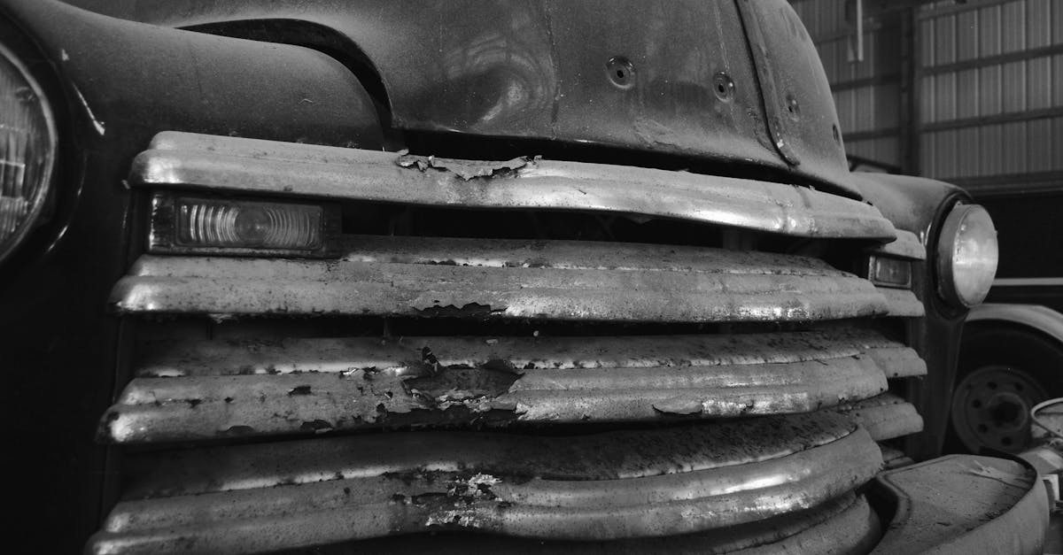Free stock photo of 52 chevy, black and white, bumper