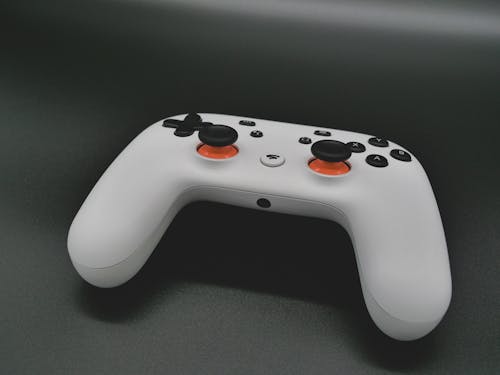 A White Game Controller