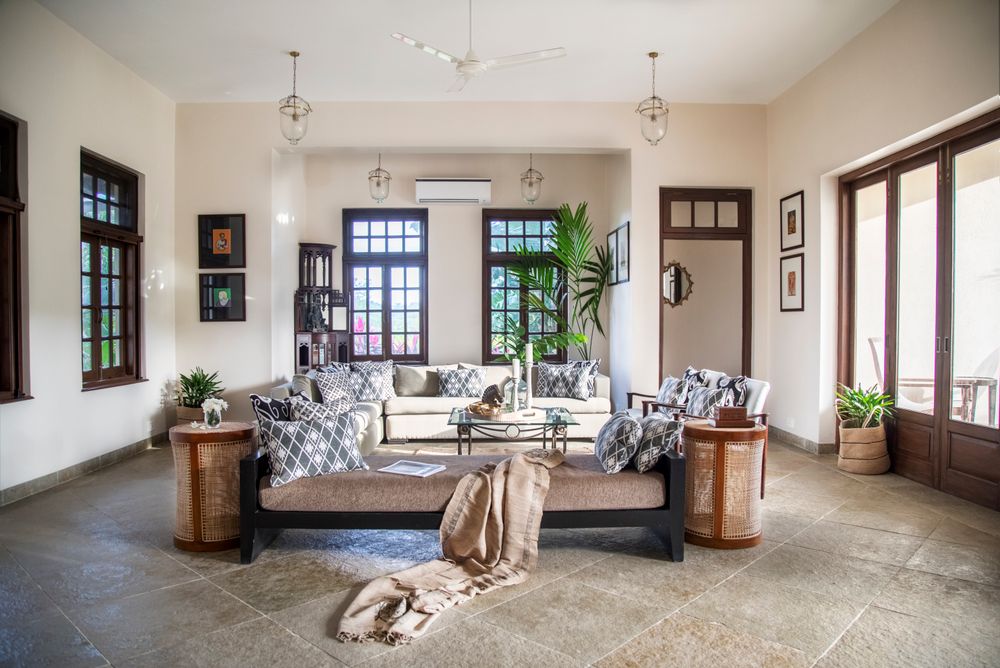 Welcoming commercial lounge with armchairs