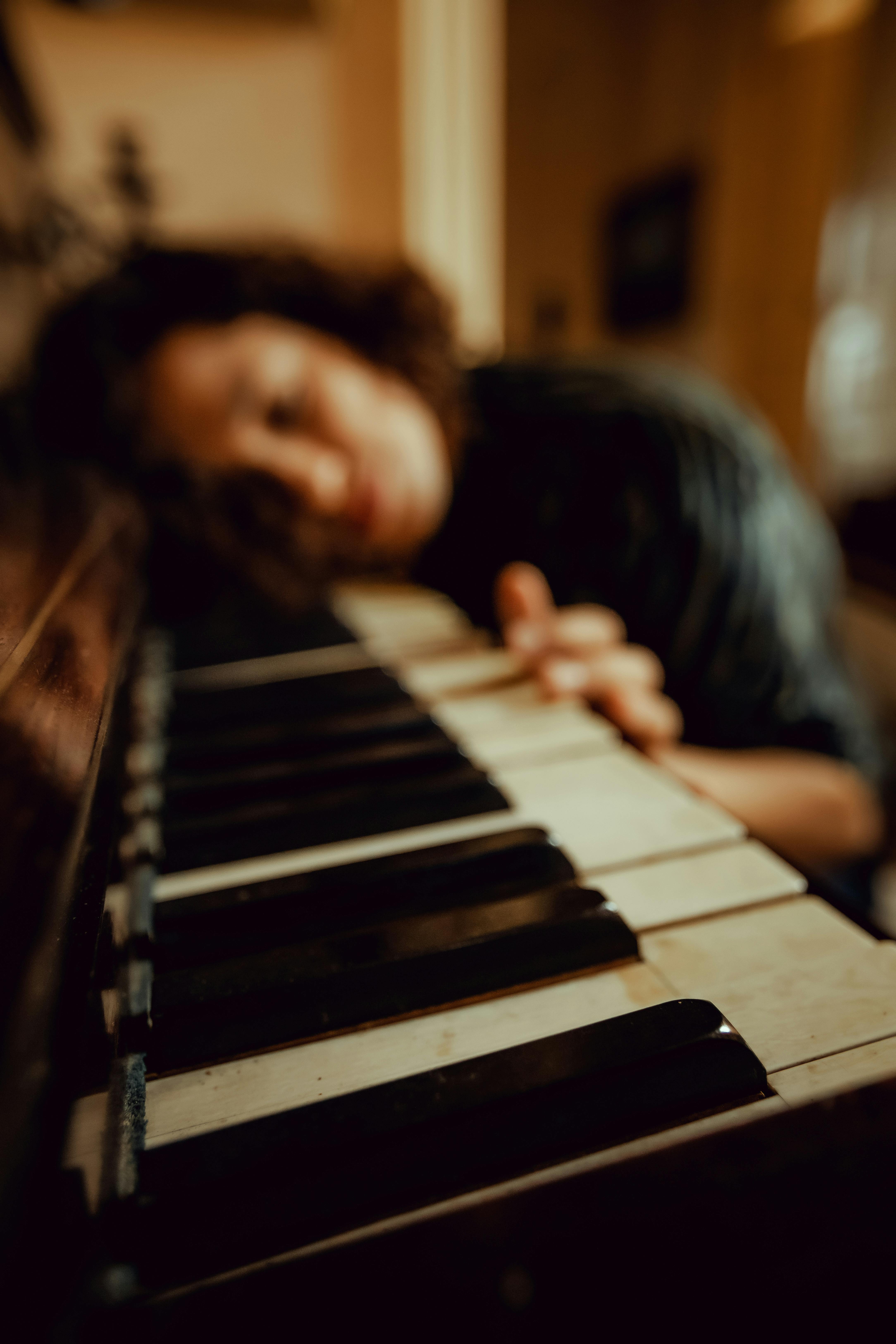 Anonymous Musician Playing Electric Piano In Room Free Stock Photo