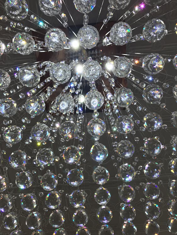 Free stock photo of bright, ceiling lights, crystal