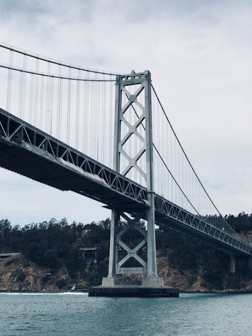 White Bridge Under White Sky