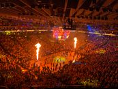 Huge arena with crowd of people
