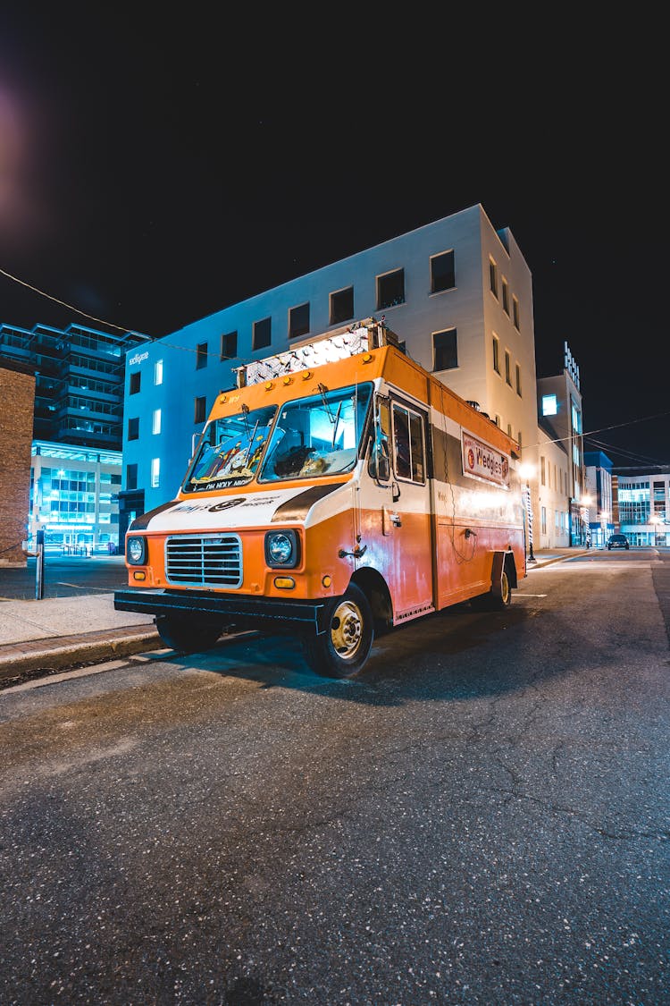 Photo Of Bus Parked On Roadside