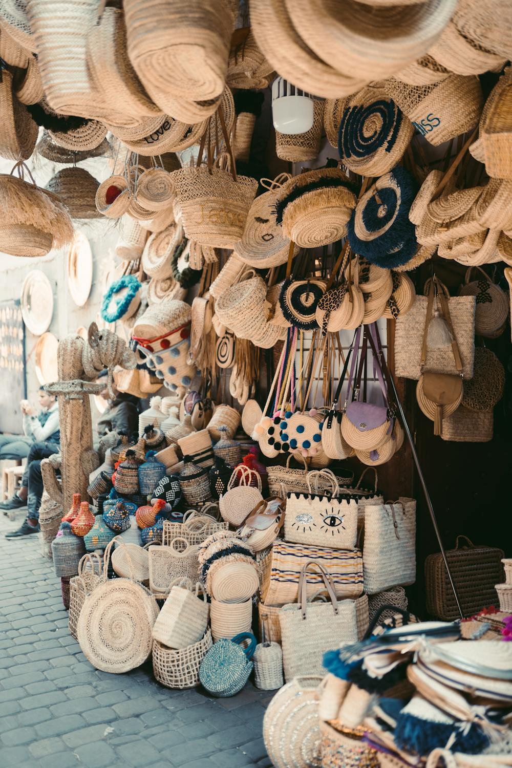 Batik Woven baskets