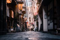 Alley in the Streets of Japan