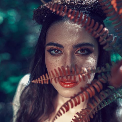 Close-up Photo of a Woman Face