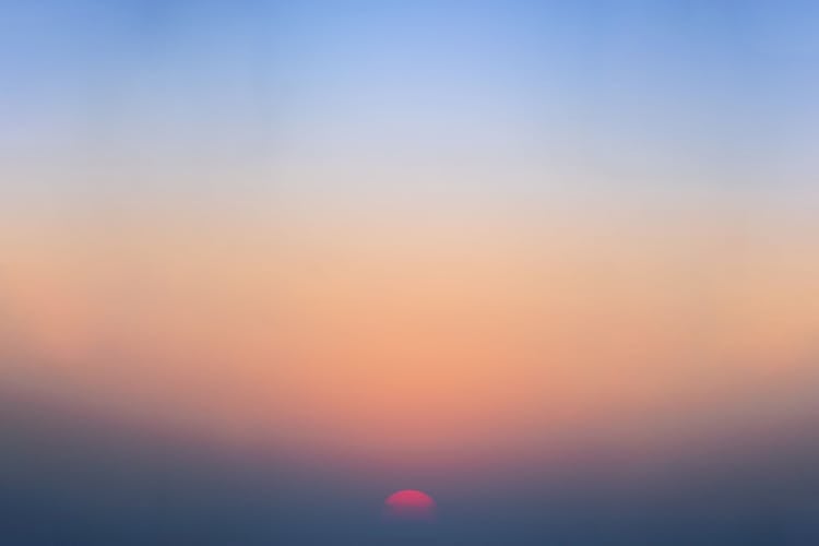 Orange And Blue Sky During Sunset