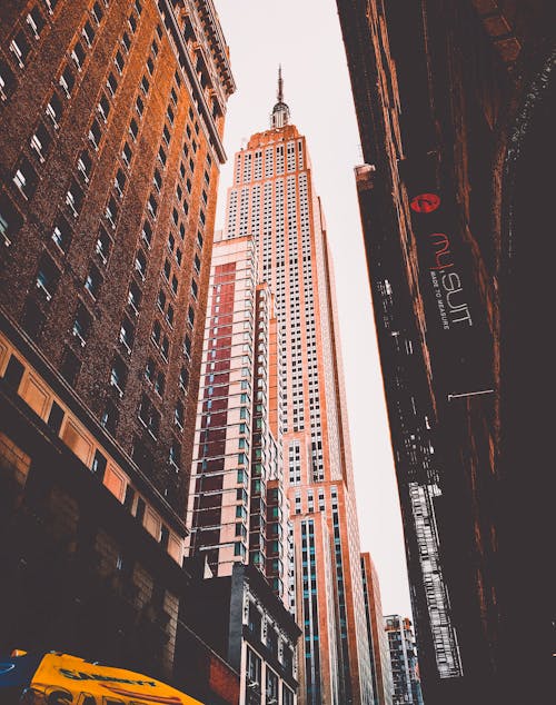 Foto stok gratis bagus, Empire State Building, jalan