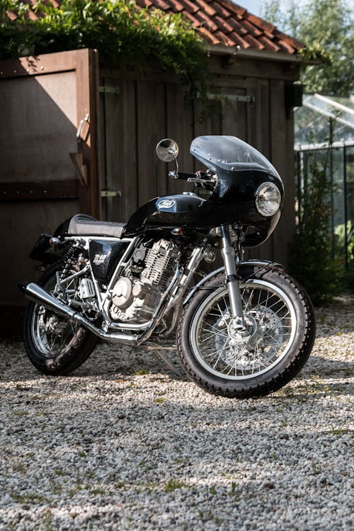 Free stock photo of black, caferacer, custom