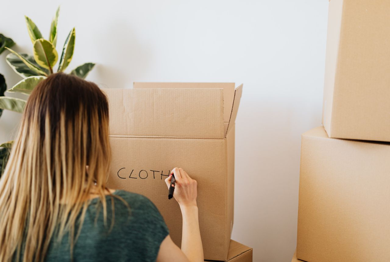 Storage & moves to storage Guilden Sutton — removals work in progress