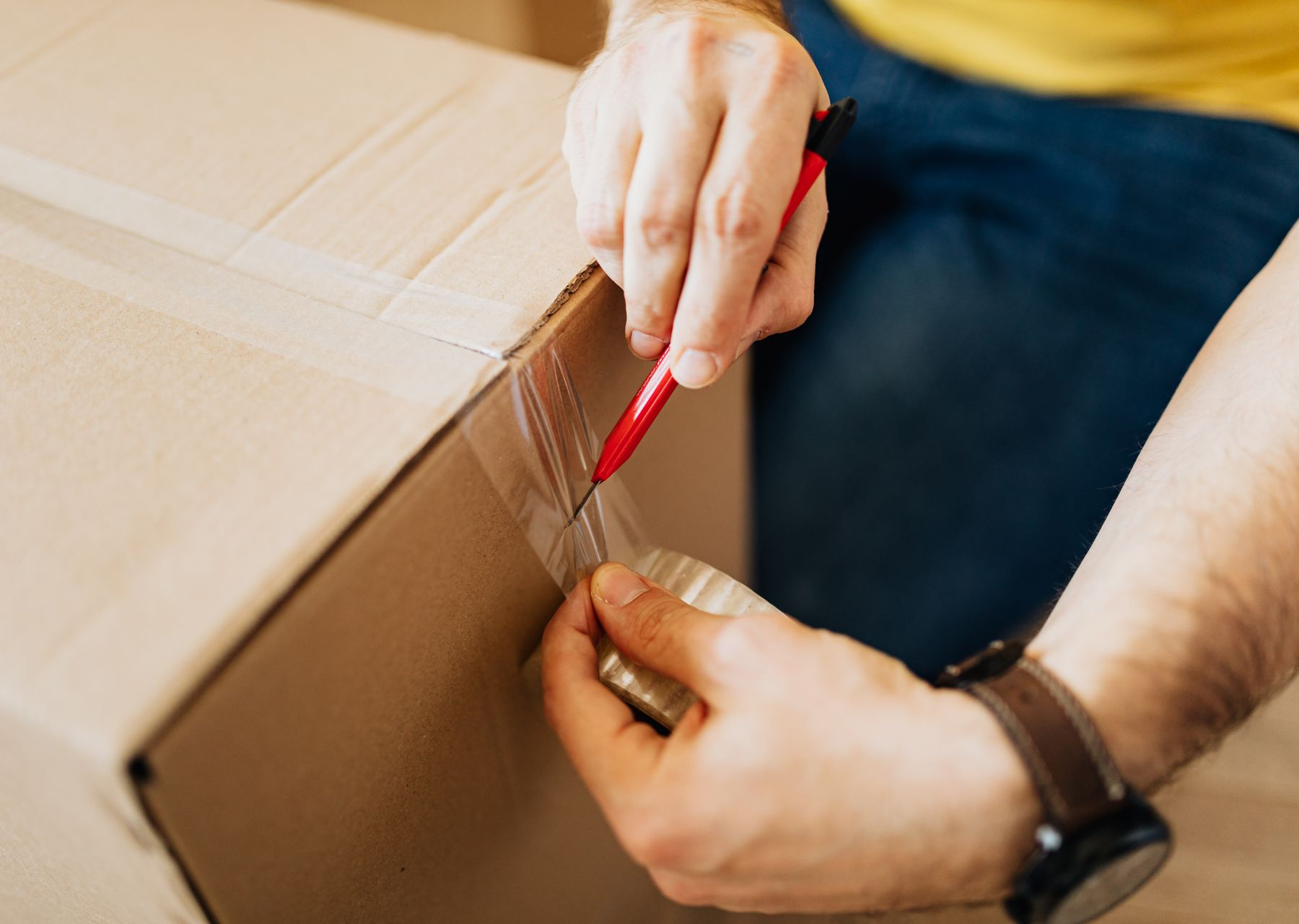 Same-day removals van loading — house removals in Derby