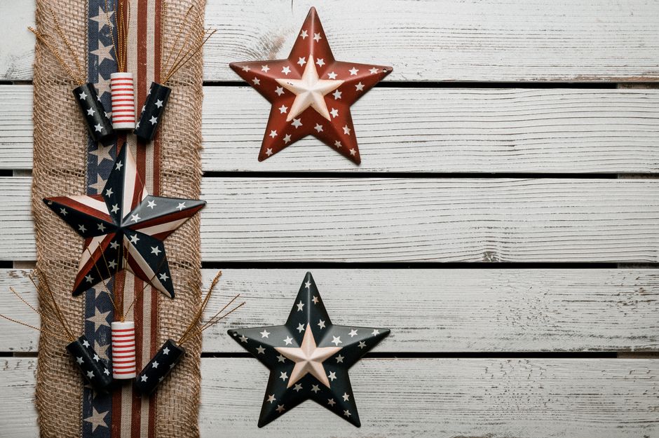 Cute Americana accessories and decor items displayed at CVS