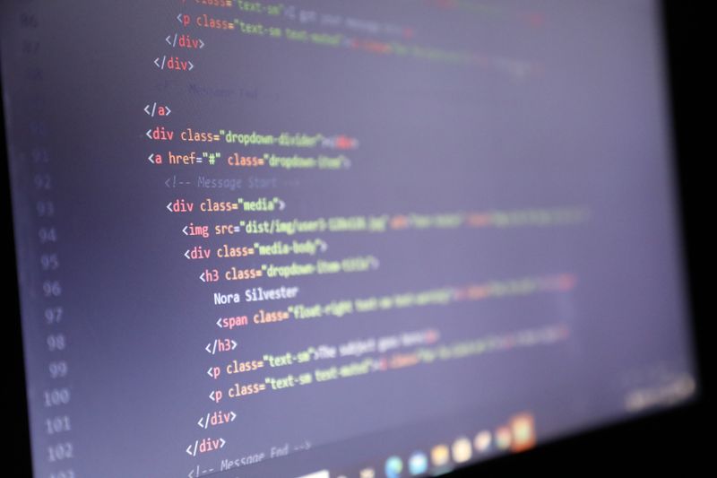 Developer reviewing code for refactoring