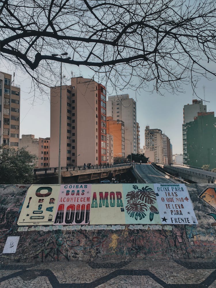 City Buildings Under White Sky