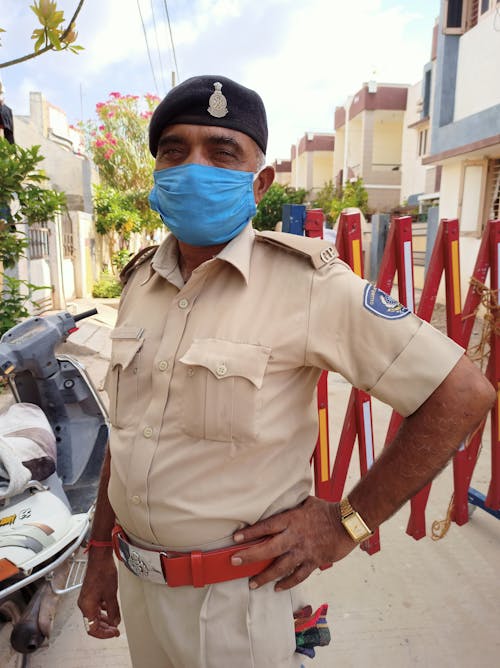 Kostnadsfri bild av coronavirus, gujaratpolisen, i tjänst
