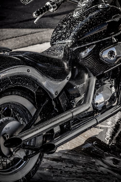 Photo of Black Motorcycle