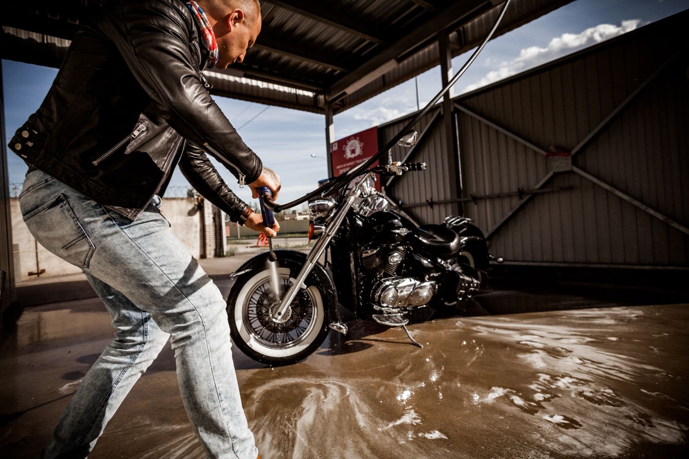 Bike wash and detailing