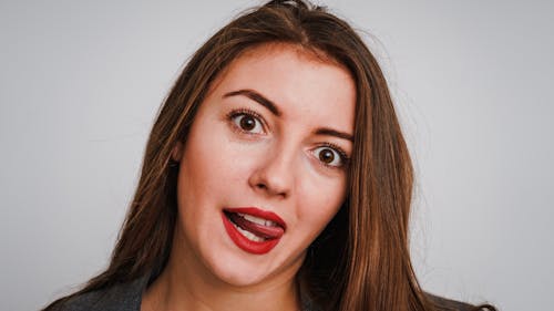 Photo of Woman With Red Lips