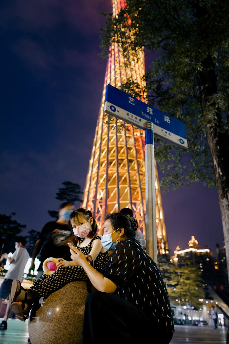 Family Portrait In A City