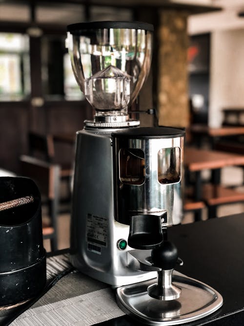 Free Silver and Black Coffee Maker Stock Photo