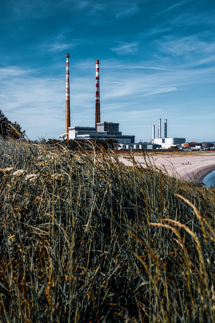 Exhaust Pipes Of The Factory