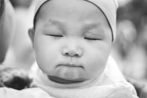 Free Close-Up Photo of Cute Baby  Stock Photo