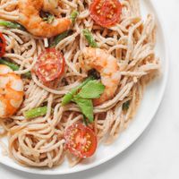 Spaghettis gratin