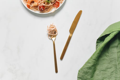 無料 イタリア料理, カトラリー, スパゲッティの無料の写真素材 写真素材